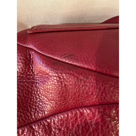 Marc‎ by Marc Jacobs Beautiful Burgundy Leather Hobo Shoulder Crossbody Bag - Picture 6 of 11